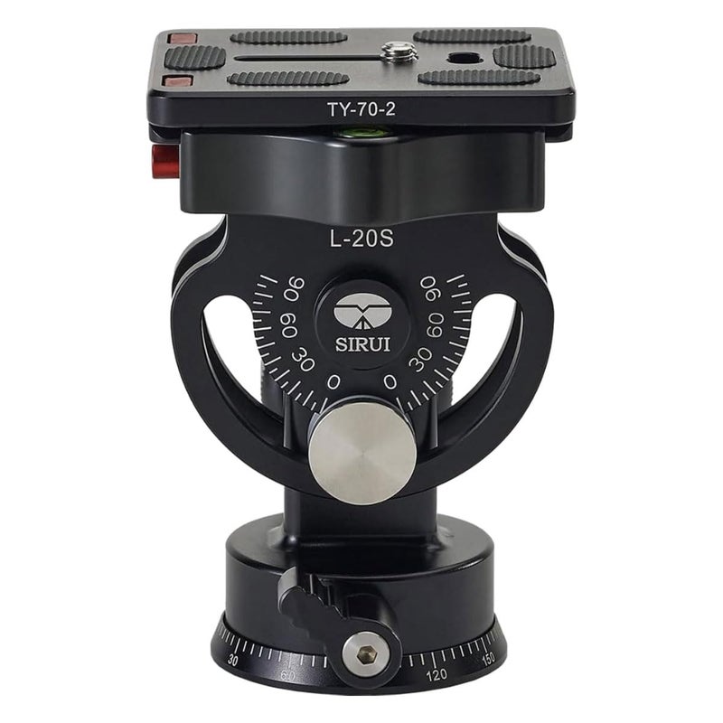 SIRUI L-Series Aluminium Tilt Head for Monopods Including TY-Series Quick Release Plate (L-20S) - Image 1